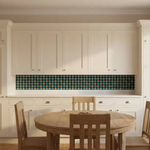 Blue And Black Plaid  Tile