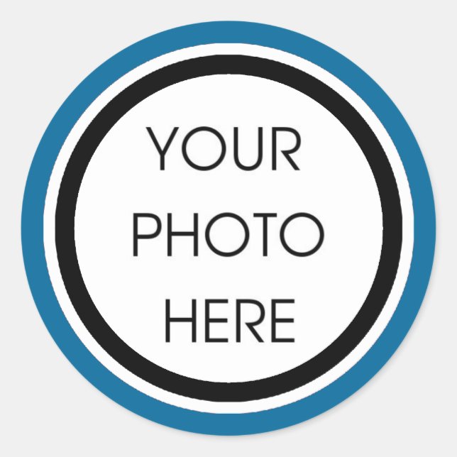 Blue and Black Template Stickers (Front)