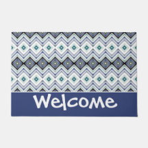 Blue and Black With Teal