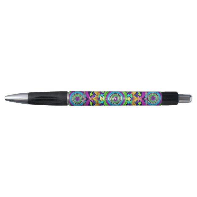 Blue and Bold  Mandala  Pen (Front)