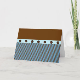 Blue and Brown Note Cards
