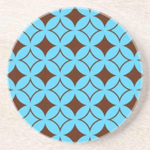 Blue and brown shippo coaster