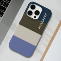 Blue and Brown  Stripes Pattern 