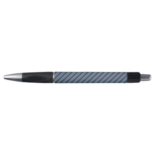 Blue and charcoal five stripe pattern (Front)