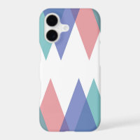 Blue and coral triangles
