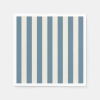 Blue And Cream Vertical Stripes