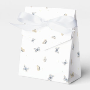 Blue and Crème Butterflies Charming Garden Fauna F Favour Box