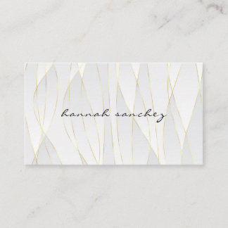 Blue and Gold Black Design Business Card