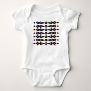 Blue and Gold Bowties Baby Bodysuit