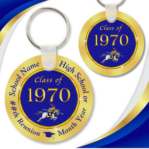 Blue and Gold, Class of 1970 Reunion, Favours Key Ring