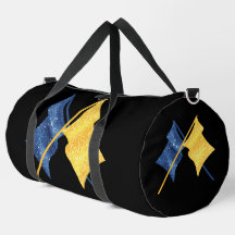 Blue and Gold Flags