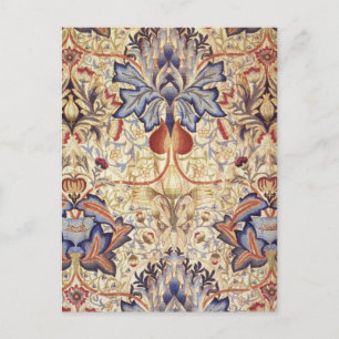 Blue And Gold Flowers Postcard