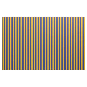 Blue and Gold Vertically-Striped Fabric