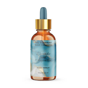 Blue and Gold Waterproof Cosmetics Dropper Bottle