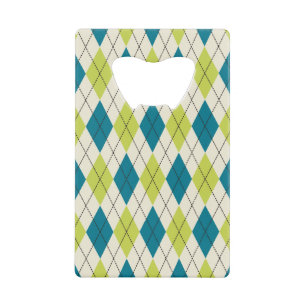 Blue And Green Argyle