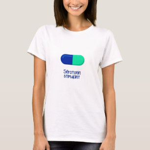 Blue and green capsule T-Shirt