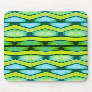  "Blue and green Chevron mouse pad