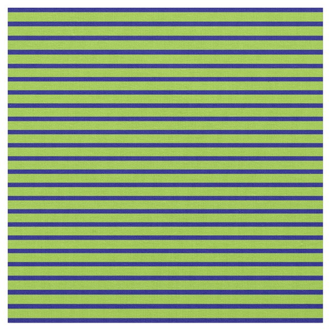 Blue and Green Coloured Lines Fabric (Close Up)
