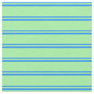 Blue and Green Coloured Lines Fabric
