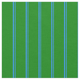 Blue and Green Coloured Striped Pattern Fabric