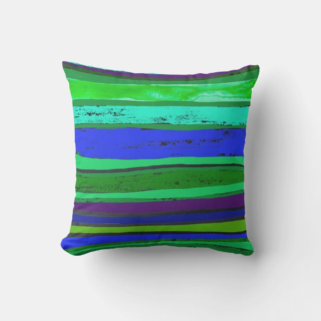 Blue and green cushion (Front)