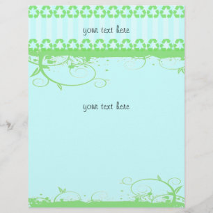 Blue and Green Funky Design Flyer