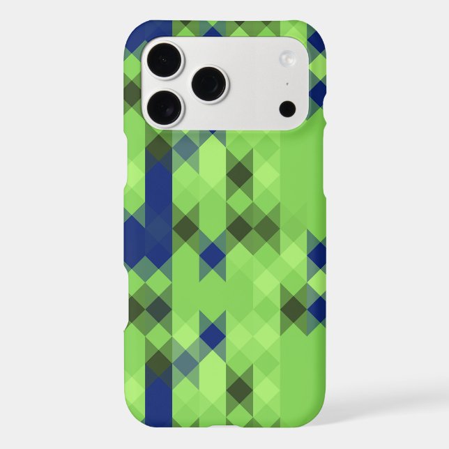 blue and green geometric pattern (Back)