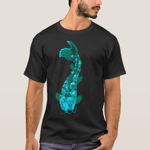 Blue and Green Koi Fish T-Shirt