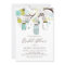 Blue and Green Mason Jars Bridal Shower
