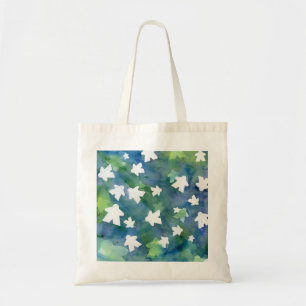 Blue and Green Meeple Silhouette Tote Bag