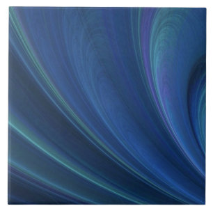Blue And Green Soft Sand Waves Tile