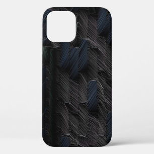 Blue and green sticks on blue plastic container iPhone 12 case