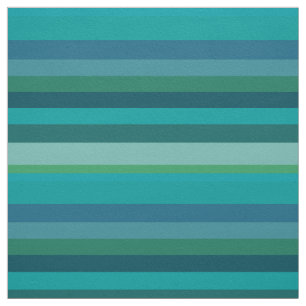 Blue and Green Stripes Fabric