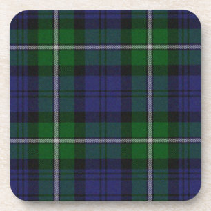 Blue and Green Tartan Plaid Coaster
