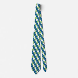 Blue and Green Tie