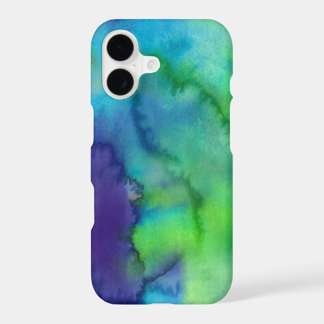 Blue And Green Watercolor Custom (Back)