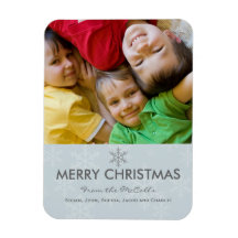 Blue and Grey Snowflake Holiday