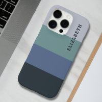 Blue and Grey  Stripes Pattern 