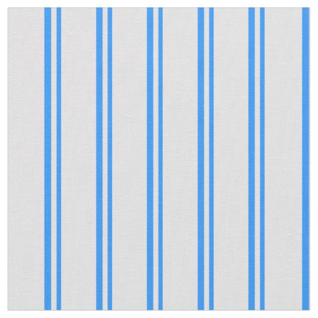 Blue and Lavender Coloured Lined/Striped Pattern Fabric (Close Up)