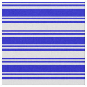 Blue and Lavender Coloured Pattern of Stripes Fabric