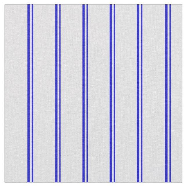 Blue and Lavender Coloured Striped/Lined Pattern Fabric (Close Up)