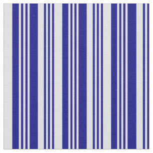 Blue and Lavender Lines Fabric