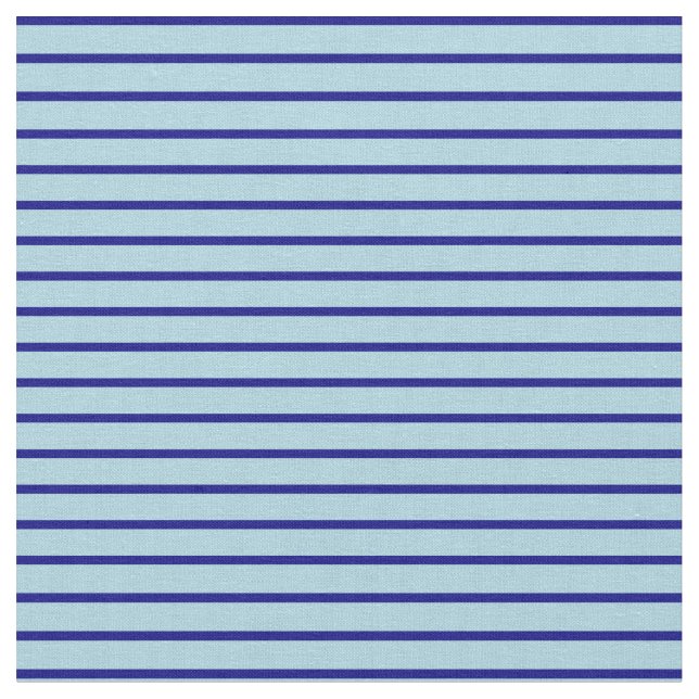 Blue and Light Blue Coloured Pattern of Stripes Fabric (Close Up)