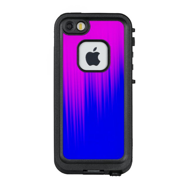 Blue and Magenta Streaks Pattern Case (Back)
