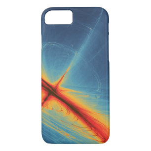Blue and Orange Abstract Case-Mate iPhone Case