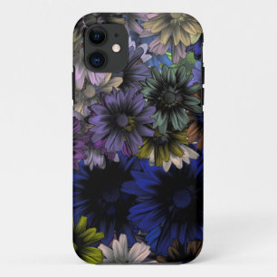 Blue and orange floral Case-Mate iPhone case