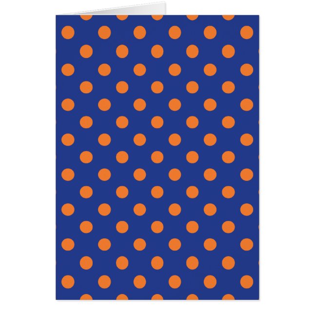 Blue and Orange Polka Dots (Front)