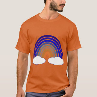 Blue and Orange Rainbow School Colours T-Shirt