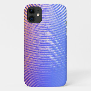 Blue and orange sound waves pattern Case-Mate iPhone case