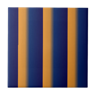 Blue and Orange Stripe Tile